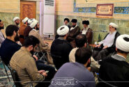 گزارش تصویری دیدار جمعی از طلاب کرمانشاهی با استاد عالیقدر حاج محمد حسن صافی