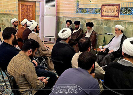 گزارش تصویری دیدار جمعی از طلاب کرمانشاهی با استاد عالیقدر حاج محمد حسن صافی