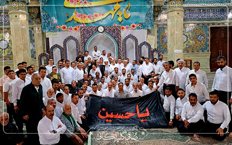 در آستانه دهه کرامت - دیدار خادمان چایخانه حرم مطهر حضرت امام رضا علیه السلام با استاد معظم حاج شیخ محمد حسن صافی گلپایگانی