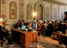 تصاویر دیدار با طلاب و مبلغین غدیر در مدرسه خاتم الاوصیاء علیه السلام