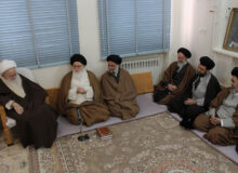 تصاویر دیدار اعضای ستاد همایش نکوداشت آیت الله العظمی بروجردی