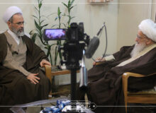 گزارش تصویری دیدار حجت‌ الاسلام و المسلمین اعرافی، ریاست محترم جامعه المصطفی العالمیه و امام جمعه قم