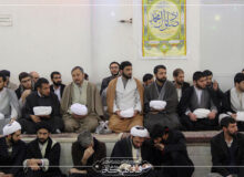 گزارش تصویری مراسم جشن میلاد پیامیر اکرم صل الله علیه و آله وسلم و امام جعفر صادق علیه السلام و عمامه‌گذاری طلاب