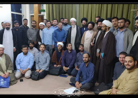 گزارش تصویری حضور استاد گرامی صافی گلپایگانی در جمع مبلغین موسسه دارالزهراء سلاماللهعلیها