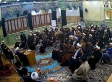 دیدار مبلغین ایام فاطمیه با استاد معظم حاج شیخ محمد حسن صافی گلپایگانی