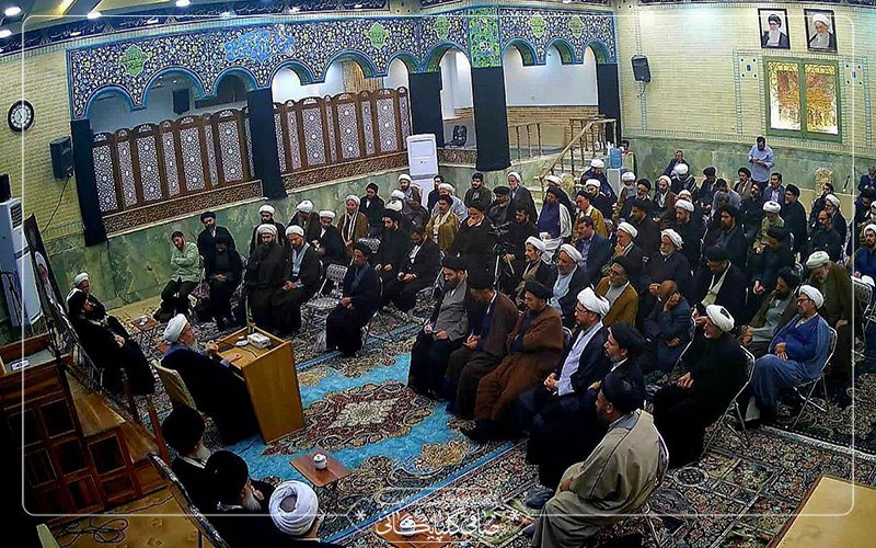 دیدار مبلغین ایام فاطمیه با  استاد معظم حاج شیخ محمد حسن صافی گلپایگانی