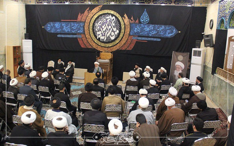 گزارش تصویری دیدار مبلغین فاطمیه با استاد معظم حاج شیخ محمد حسن صافی گلپایگانی