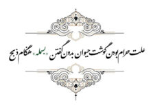 علت حرام بودن گوشت حیوان بدون گفتن «بسمله» هنگام ذبح