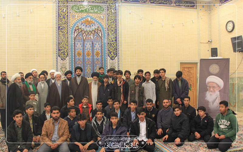گرامیداشت مقام علمی و عملی آیتالله العظمی صافی با حضور طلاب شهرستان قلعه گنج