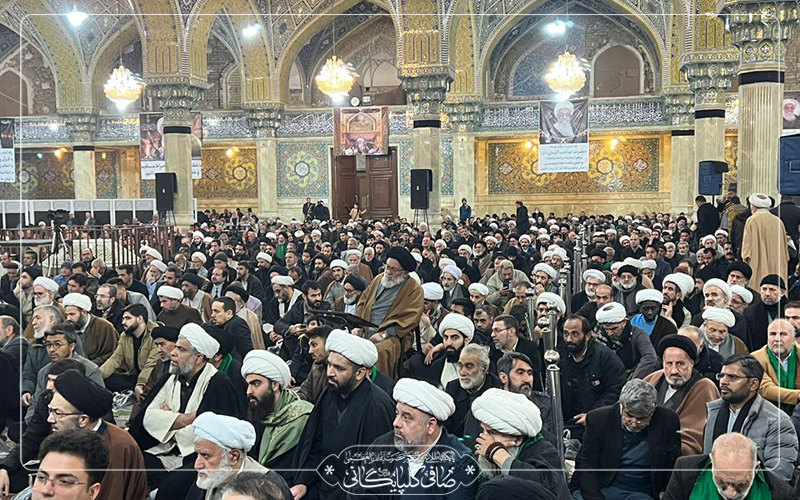 تصاویر مراسم شهادت امام هادی (ع) و چهارمین سالگرد آیت الله العظمی صافی/1