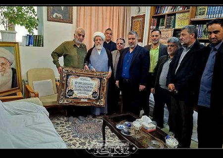 گزارش تصویری حضور مسئولین هیئت کف العباس علیه السلام