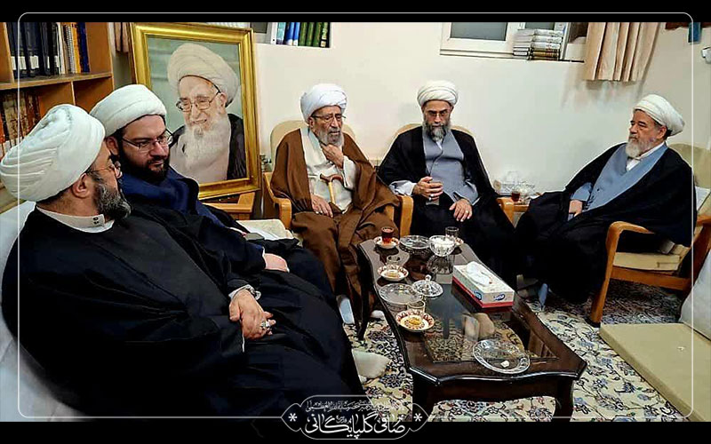 گزارش تصویری حضور حضرت آیت الله اشرفی شاهرودی دامت برکاته